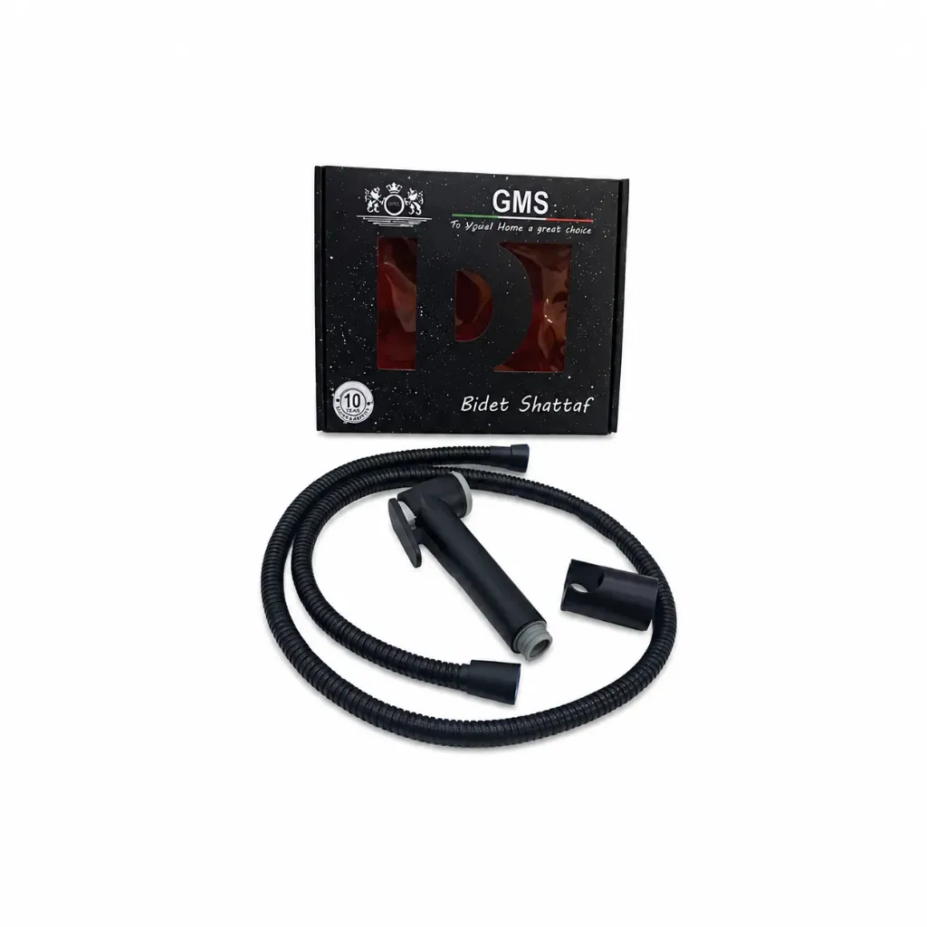 GMS Black Plastic Hand Bidet Sprayer
