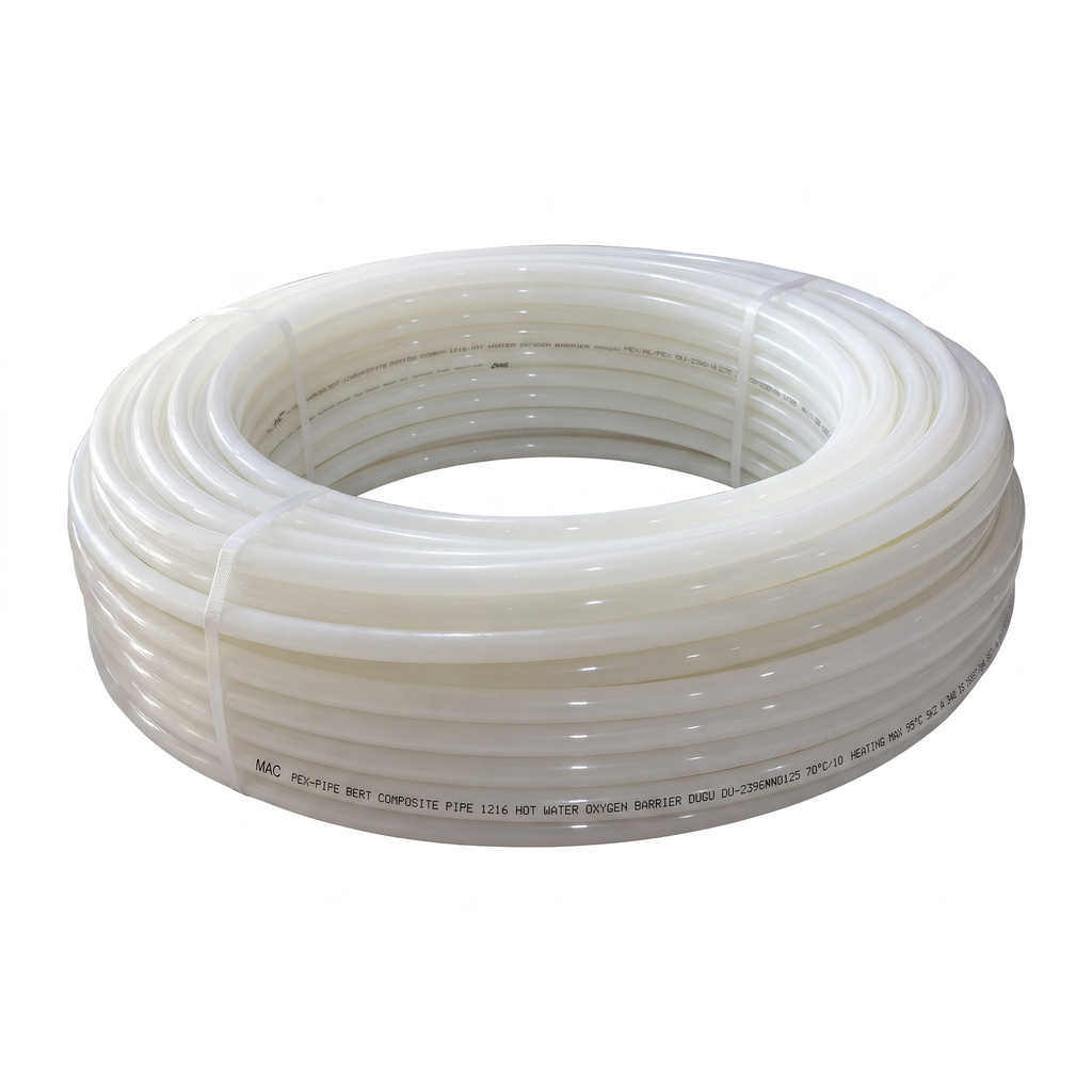 Italian Transparent PEX Pipe – 16-Inch × 100 Meters