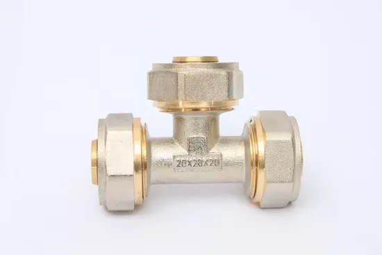20*20*20mm Brass Compression Tee