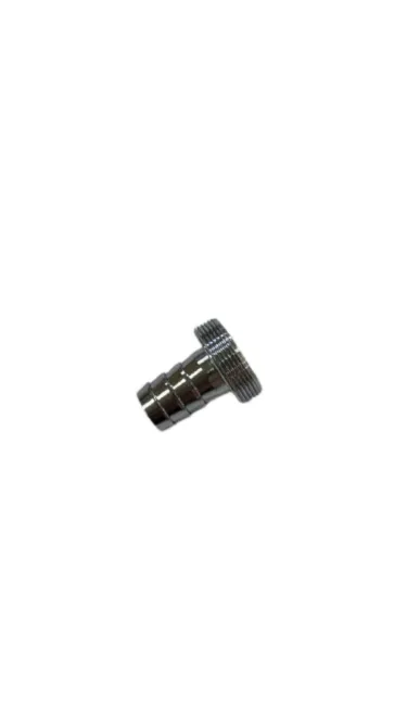 Light Stainless Steel Male Shower Arm Connector