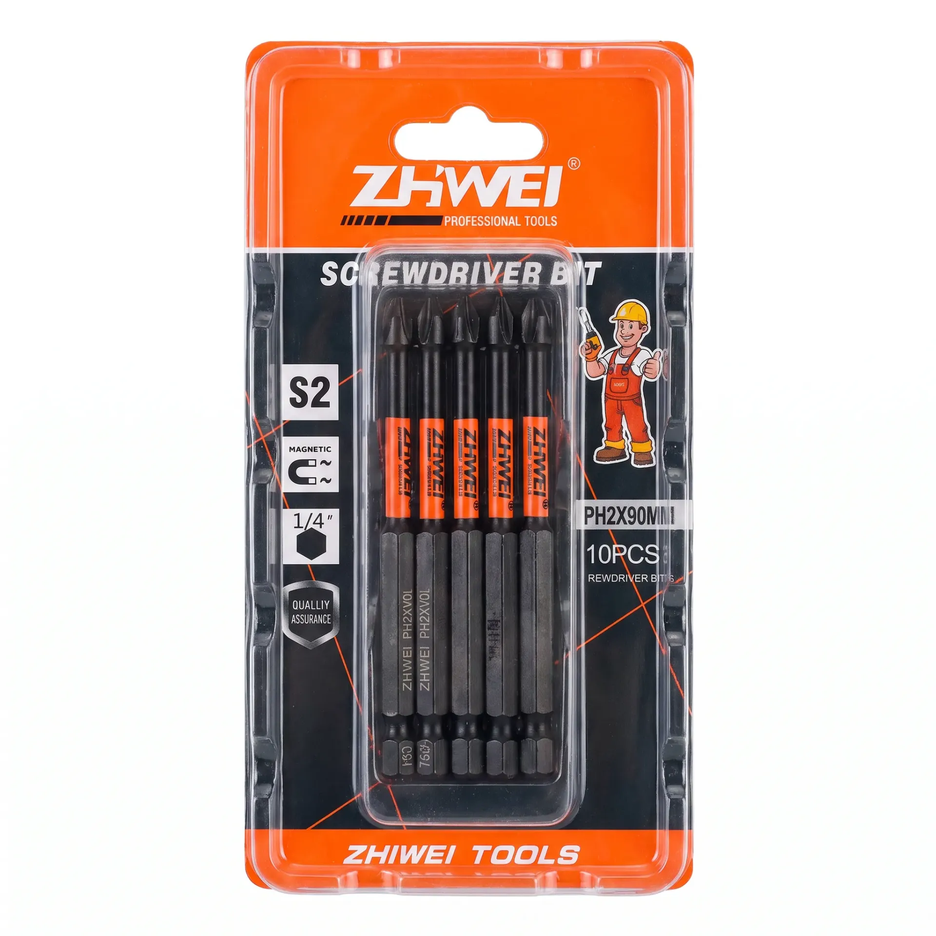 ZHWEI Long Black Screwdriver Bits